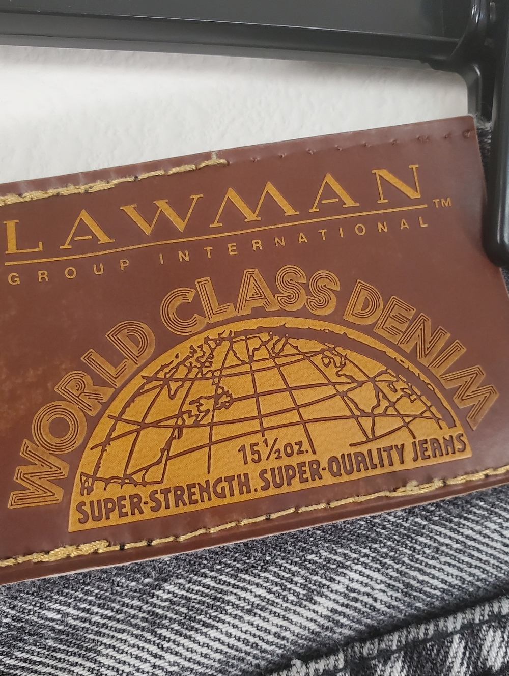 Retro Vintage LAWMAN High-Waisted Acid Wash Grey Women’s Jeans Size 8 Approx Y2K - Picture 7 of 16